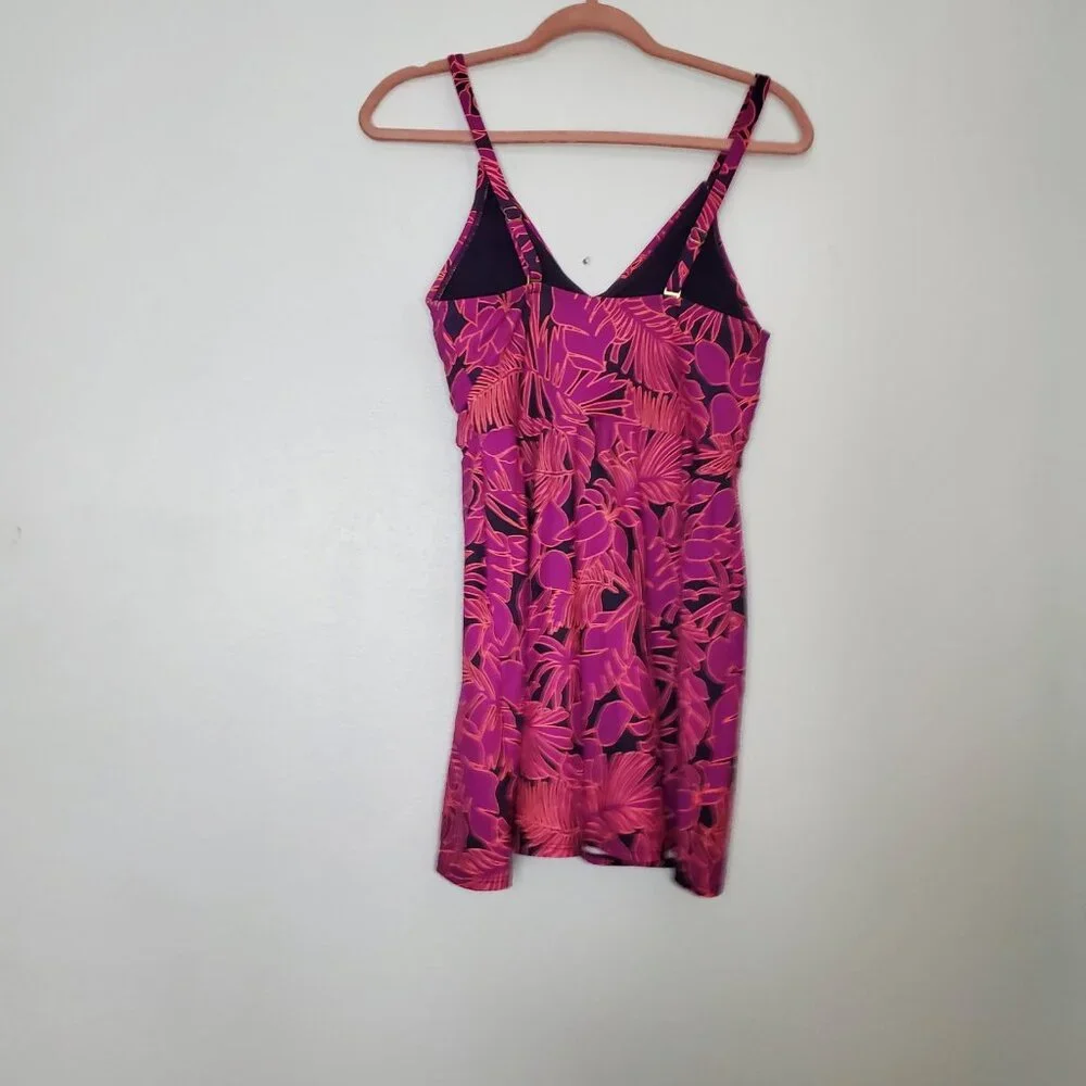 Lands' End Swimsuit One Piece Size S Swimdress UPF 50+ Removable Cups NWT - Picture 3 of 8